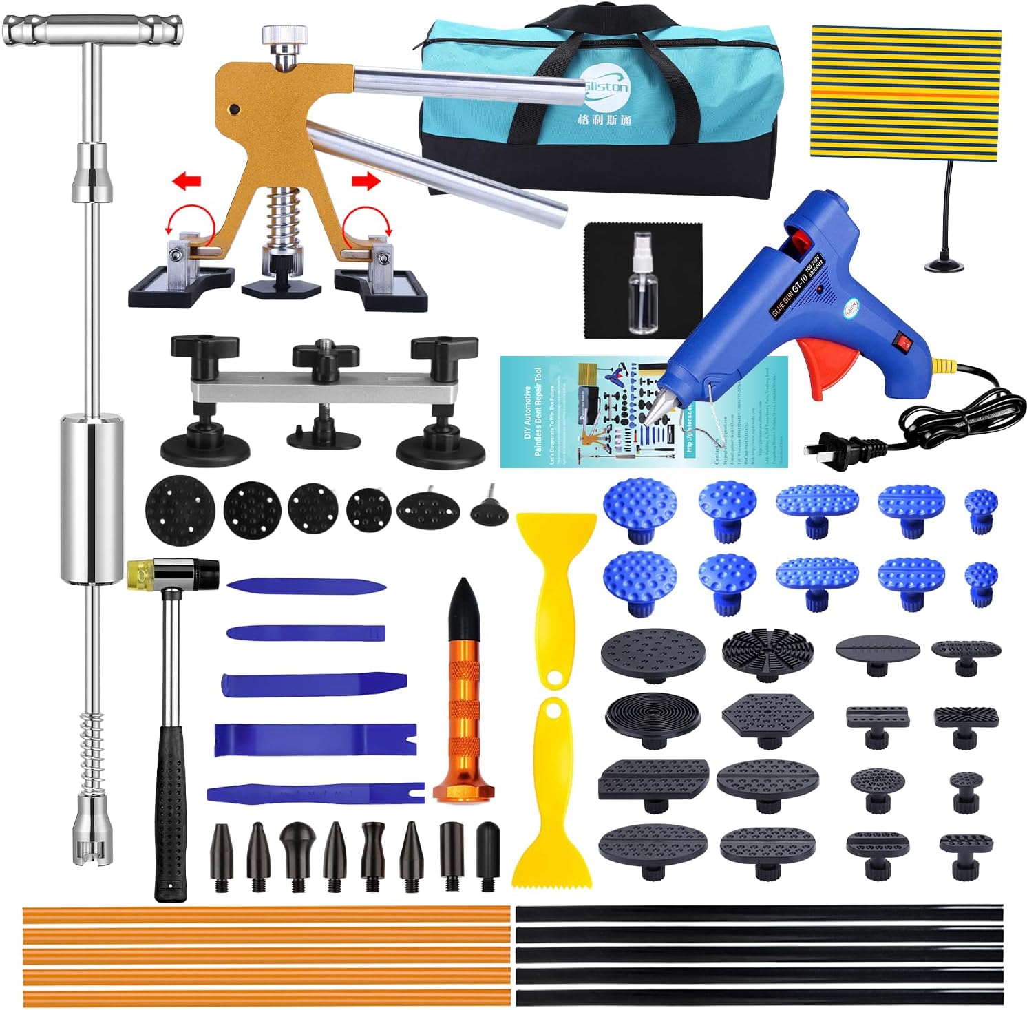GLISTON Paintless Dent Removal Tool Set